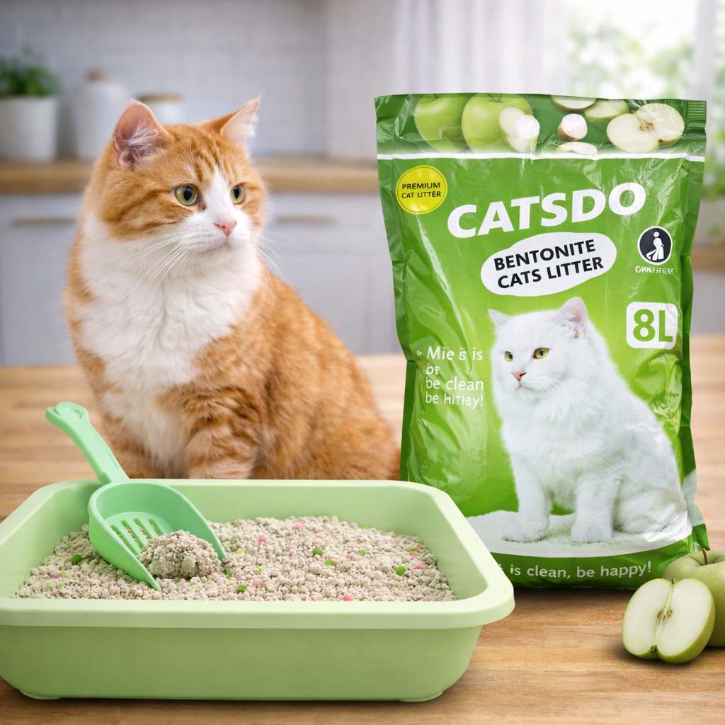 cat-ve-sinh-meo-catsdo-8-L-apple Cát vệ sinh cho mèo Catsdo 8L hương apple