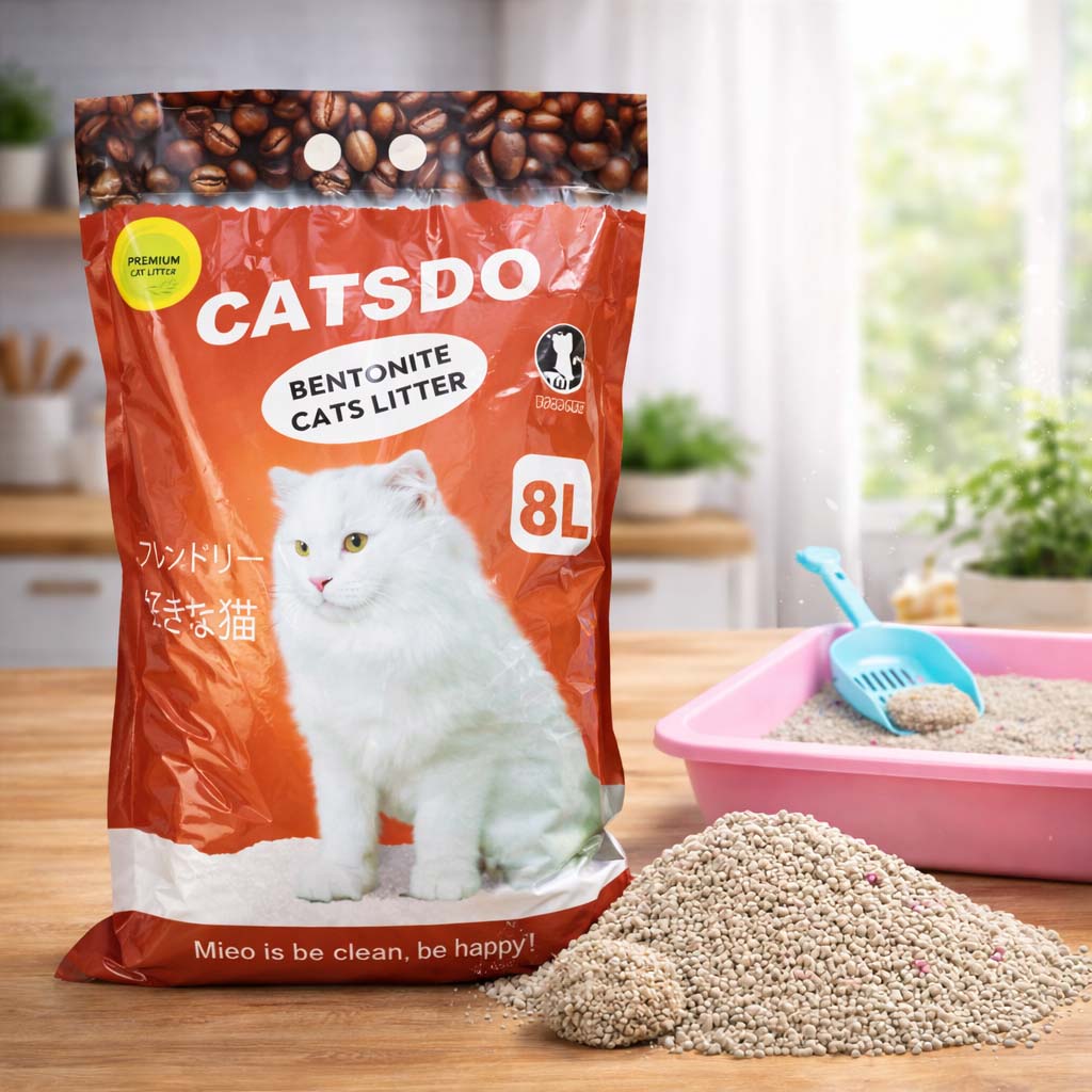 cát vệ sinh mèo Catsdo 8L hương cafe