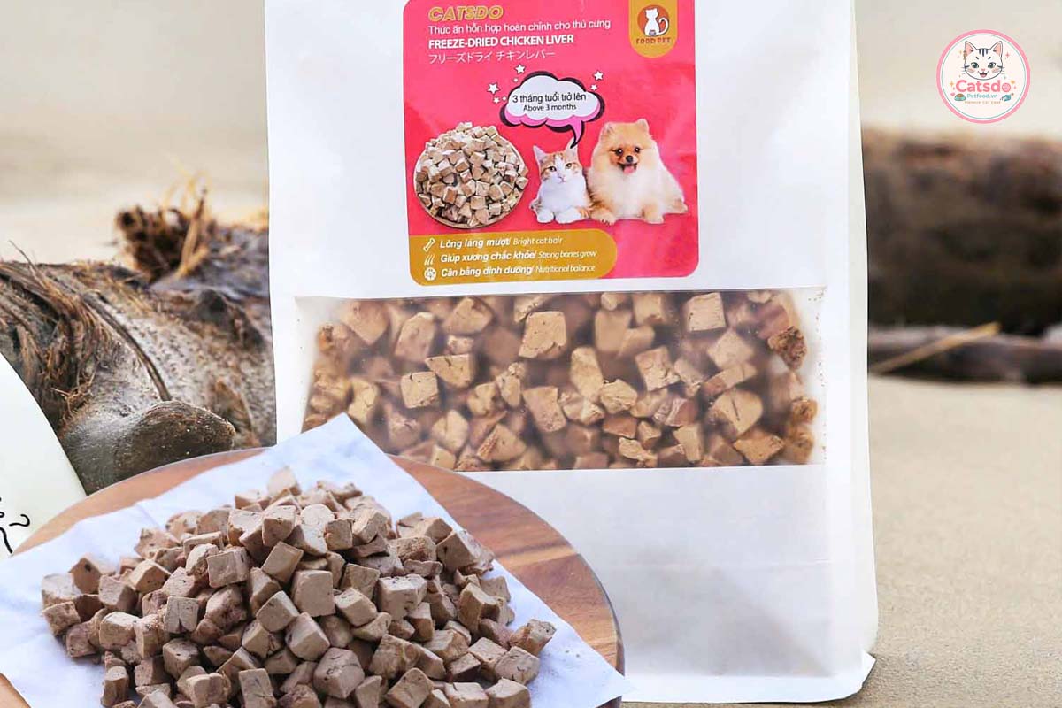 gan gà sấy lạnh Catsdo