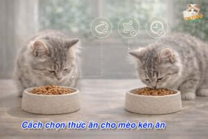 cách chọn thức ăn cho mèo kén ăn