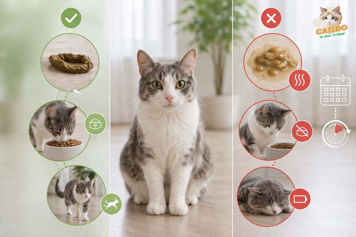 làm sao để biết mèo tiêu chảy nghiêm trọng