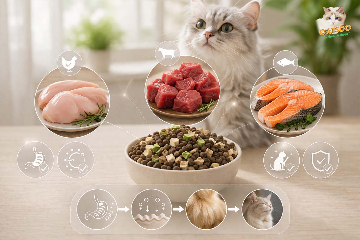 protein chất lượng cho mèo